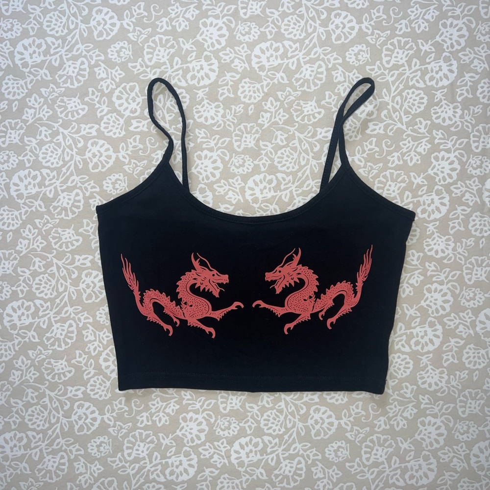 Iamkoko.la Dragon Crop Top
